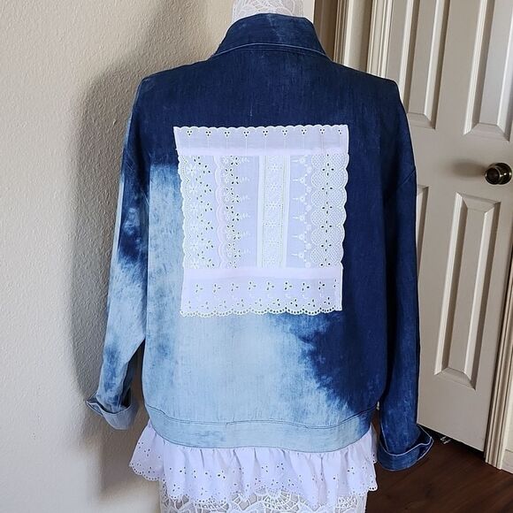 Vintage Denim  Boho Jacket - Picture 2 of 11